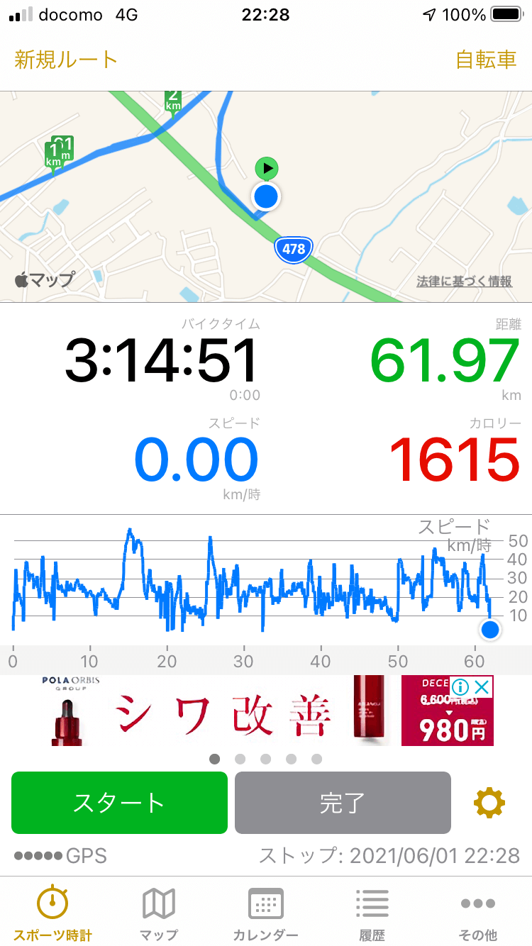 ソロでナイトライド行ってきました！【京都　自転車　サイクルケア】